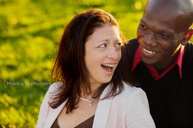 fun cleveland engagement session