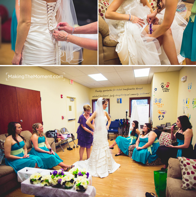 creative wedding photographer in cleveland