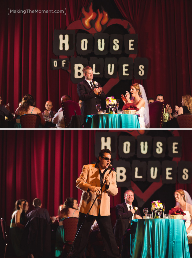 House of Blues Wedding Reception in Cleveland