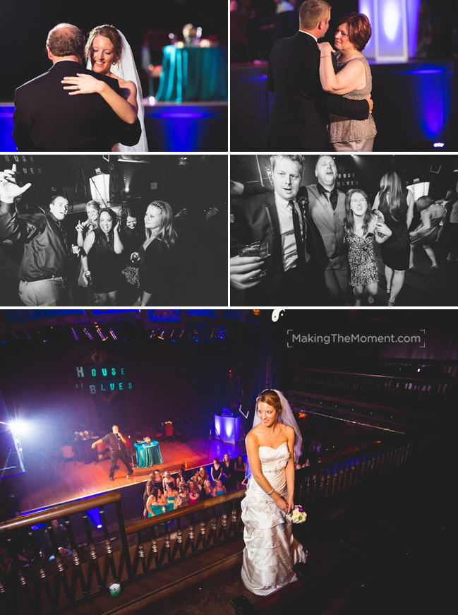 Cleveland House of Blues wedding reception photographer