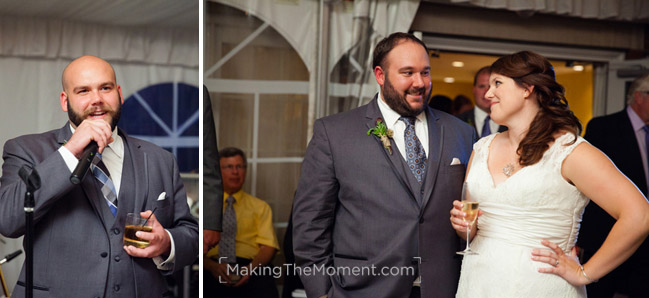 Glidden House Wedding Reception Photographer