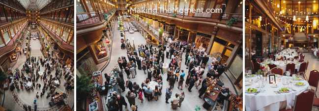 Hyatt Arcade Wedding Reception