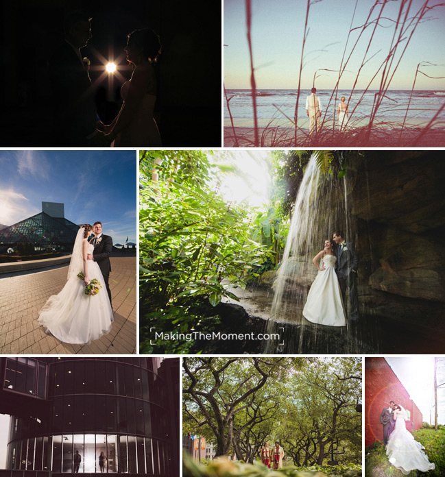 Artistic cleveland wedding photographer