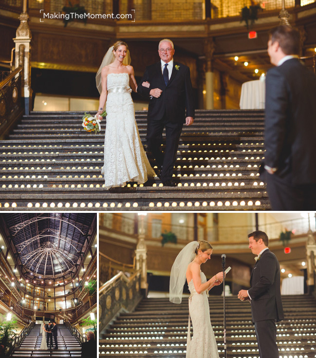 Wedding at the Cleveland Arcade