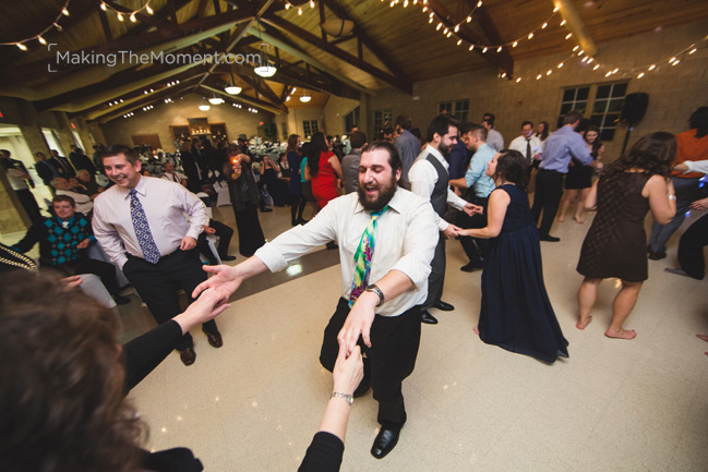 Fun Toledo wedding reception photographer