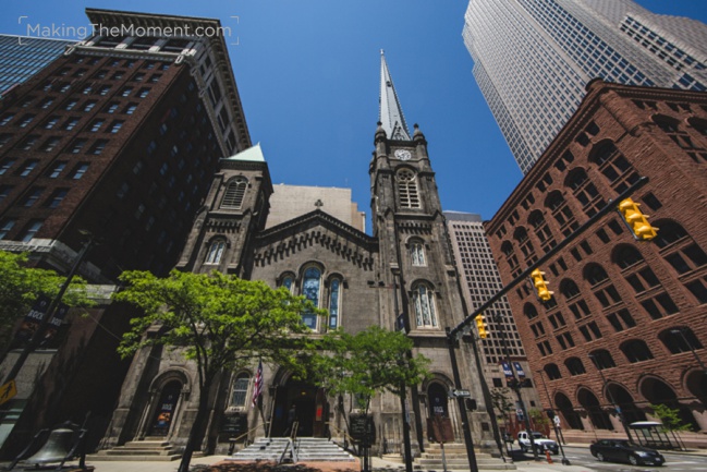 Cleveland Old Stone Church Wedding Photographer