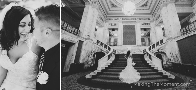 Modern cleveland wedding photographer