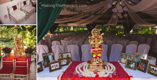 Indian wedding at Delucas place in the park