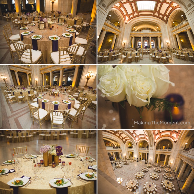 Cleveland Courthouse indian Wedding Reception