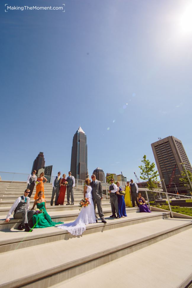 Unique wedding photographers in cleveland