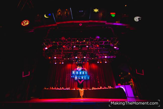 Reception at  the Cleveland House of blues