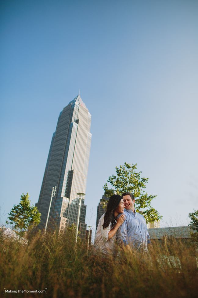 Engagement session photographers in Cleveland