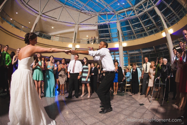 Cleveland Galleria Wedding Reception