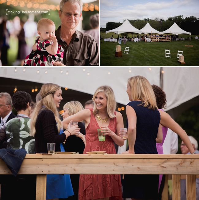 Tented Backyard Wedding Ohio