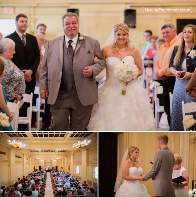 Wedding at Greystone Hall in Akron