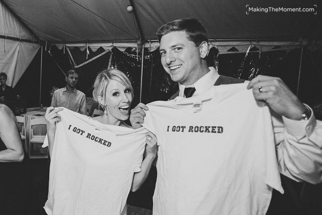 cleveland tented wedding reception
