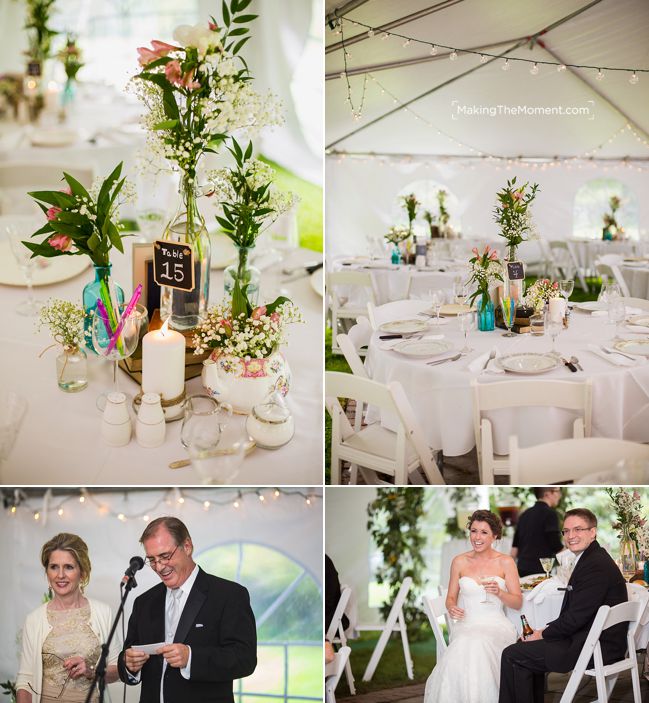 tented wedding reception