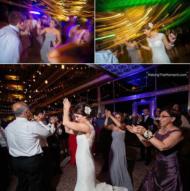 Cleveland Arcade wedding reception