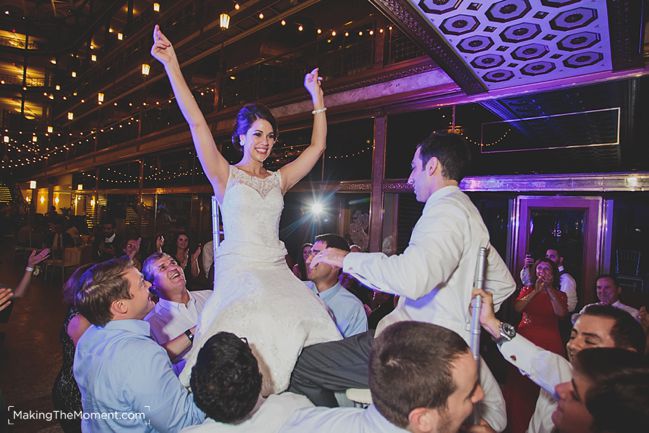 Cleveland Arcade wedding reception