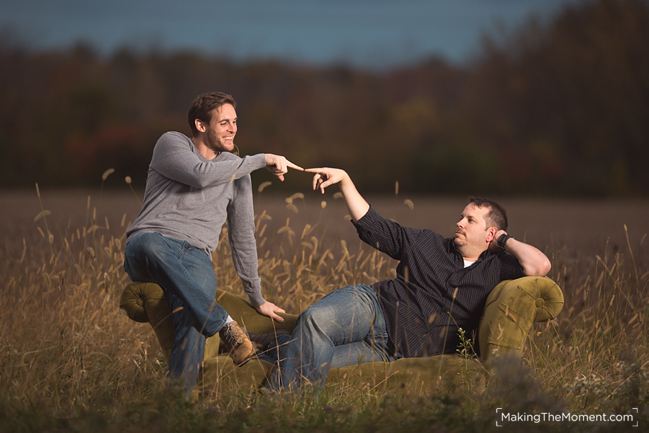 Cleveland fun wedding photographer