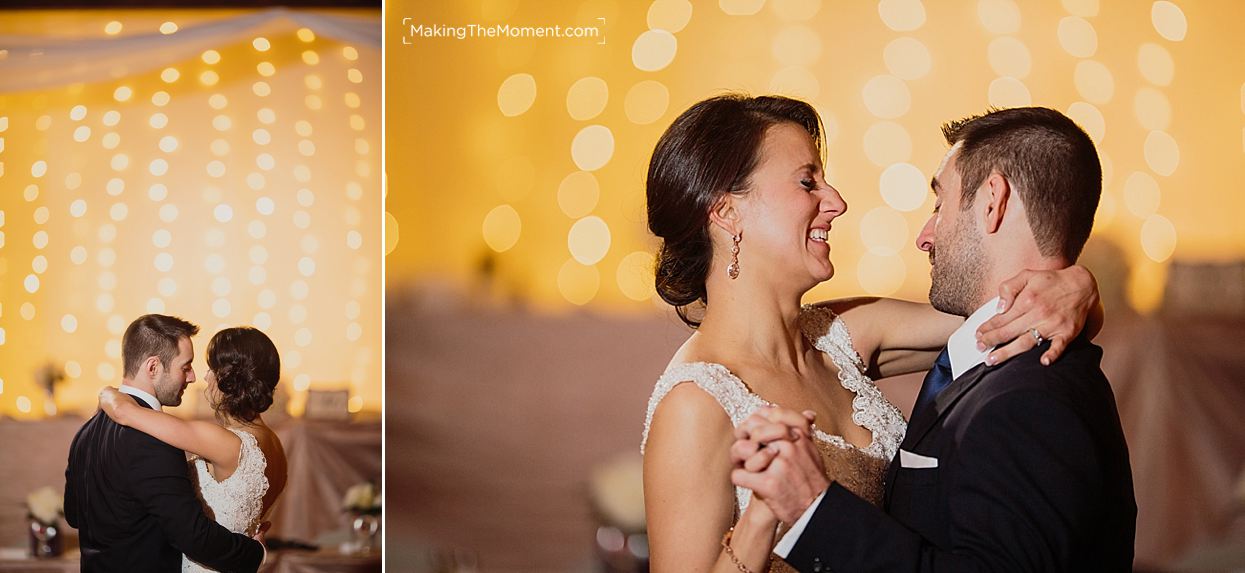 wedding reception at Columbia Ball Room cleveland