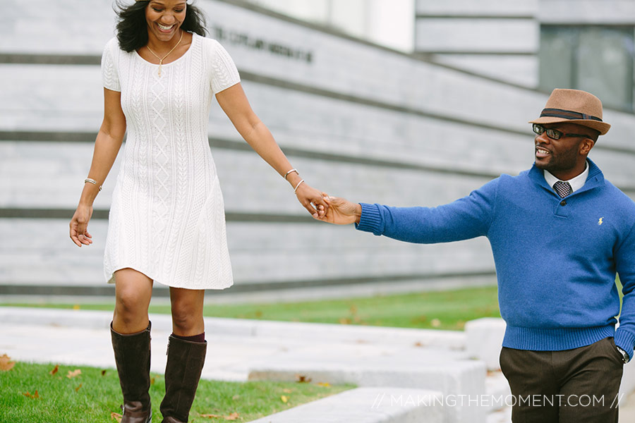 Fun Engagement Session Photographer Cleveland