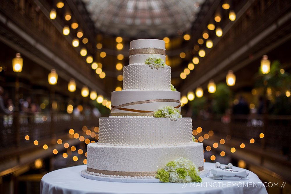 Cleveland Arcade Wedding Reception