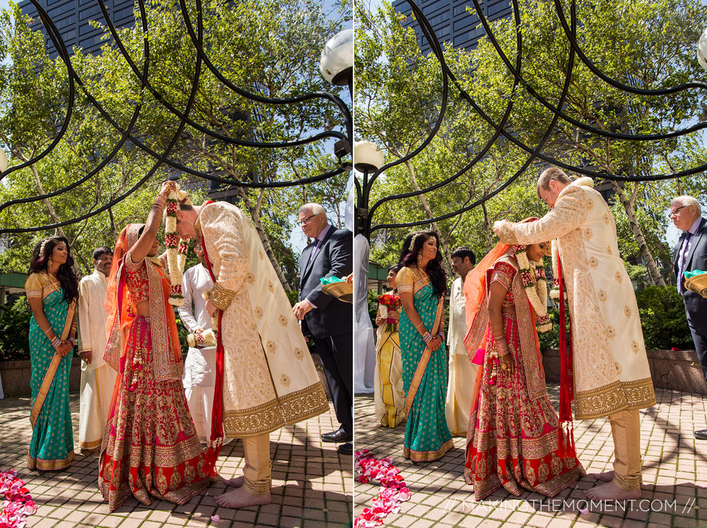 Galleria Cleveland Indian Wedding Ceremony