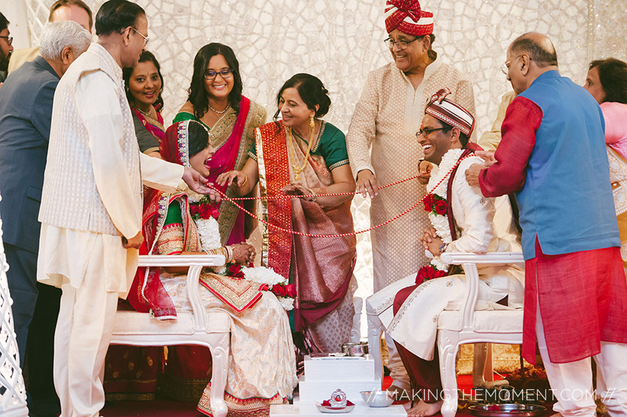 Renaissance Cleveland Indian Wedding Ceremony