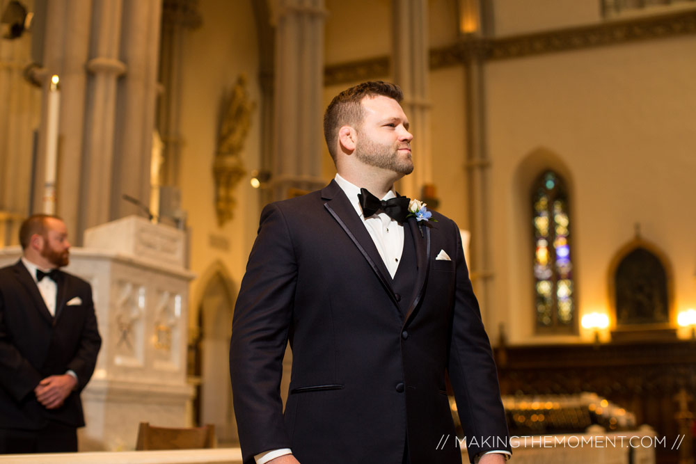 wedding photographer st Paul Cathedral Pittsburgh