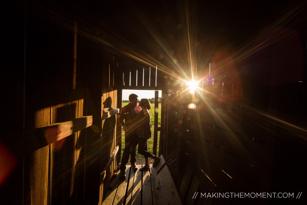 rustic engagement session cleveland