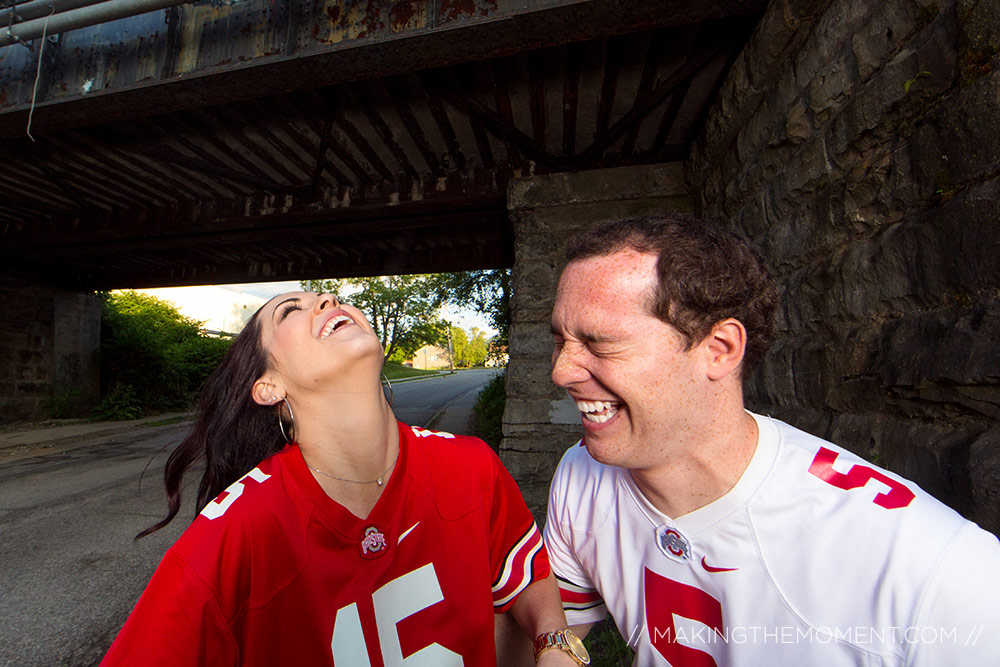 Fun Engagement Session Photographer Cleveland