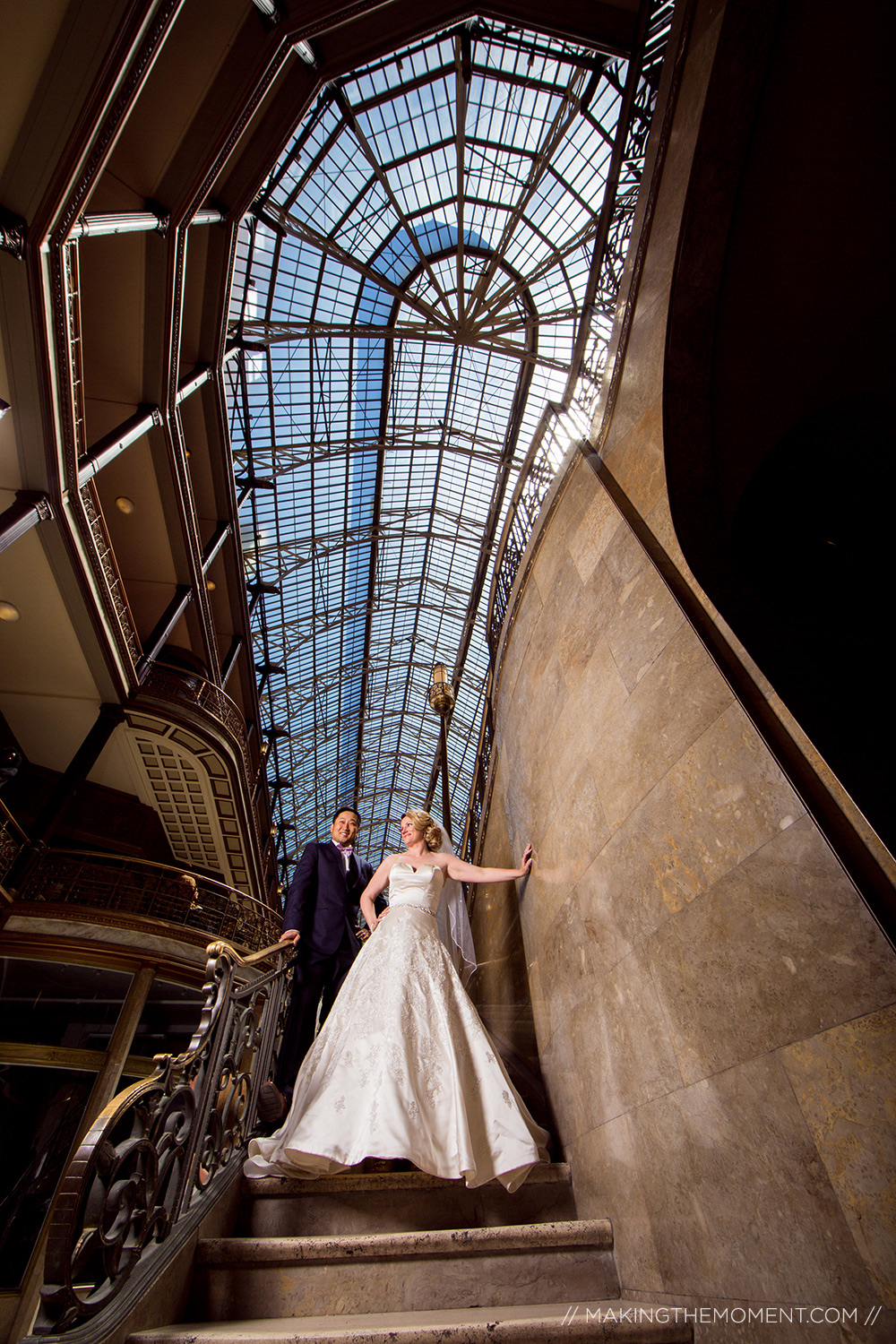 Cleveland Arcade Wedding