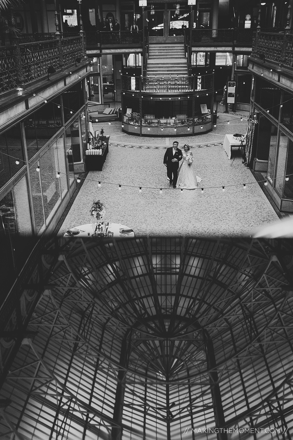 Cleveland Arcade Wedding