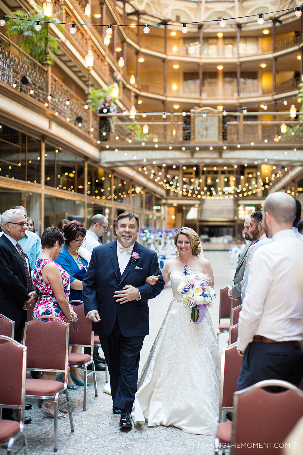 Wedding Ceremony Cleveland Arcade