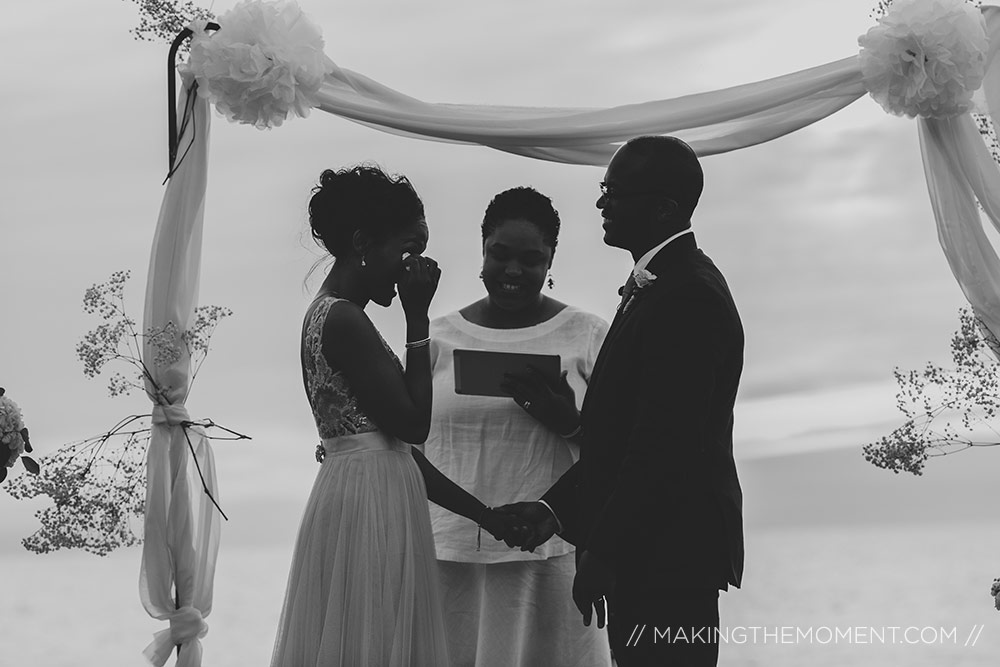 Beach wedding cleveland