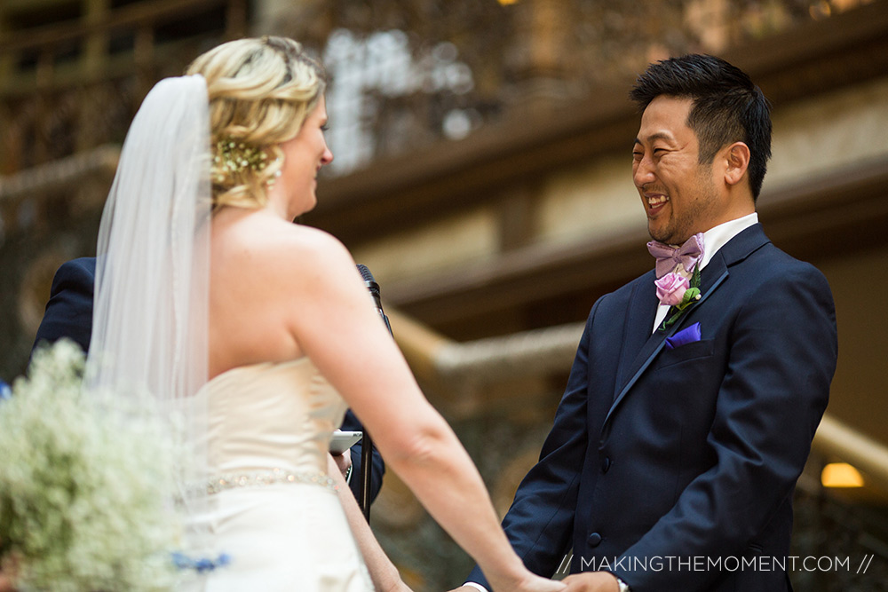 Wedding Ceremony Cleveland Arcade