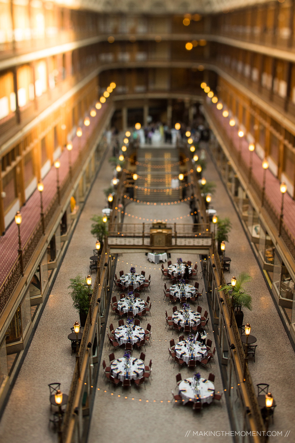 Arcade Cleveland Wedding Reception