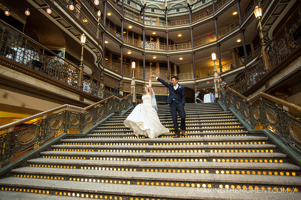 Hyatt Arcade Cleveland Wedding Reception