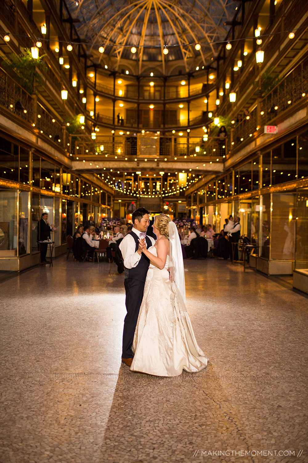 Arcade wedding reception cleveland