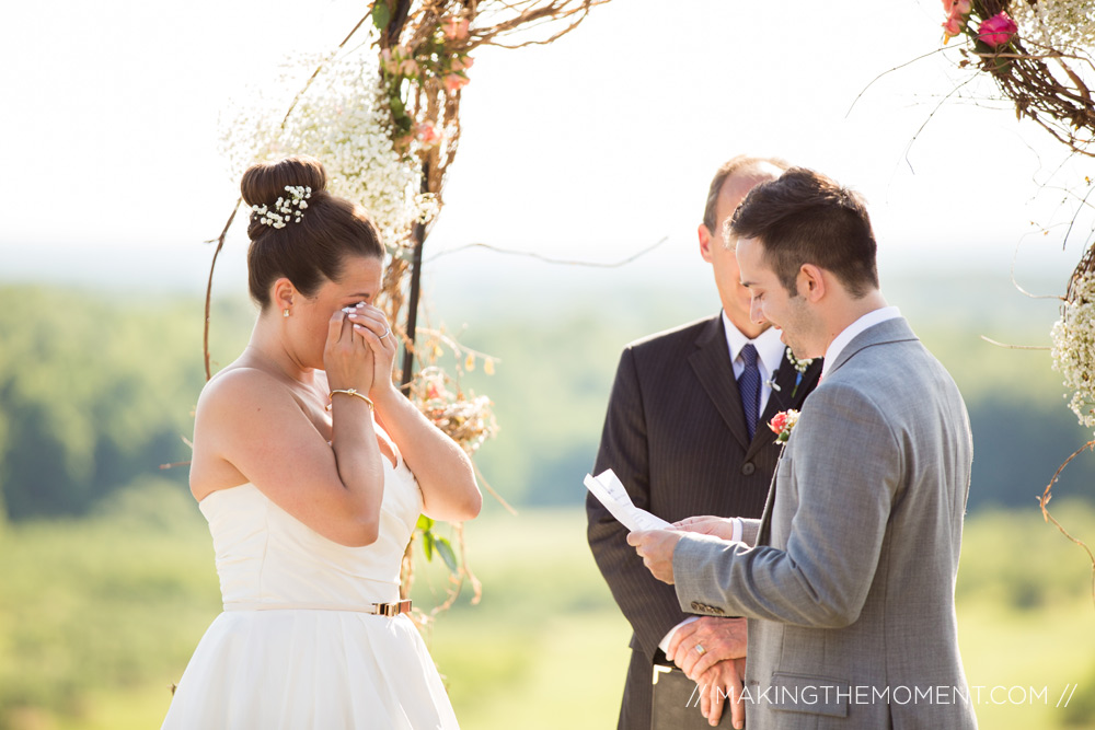 outdoor wedding mapleside farms brunswick