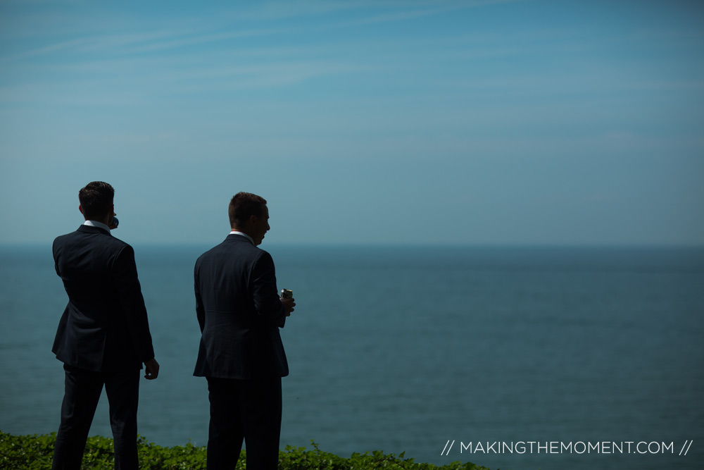 groomsmen near lake erie cleveland