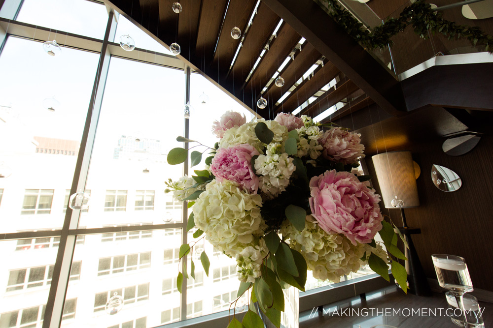 westin wedding reception flowers cleveland