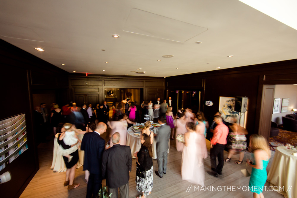 wedding reception at the Westin Hotel cleveland