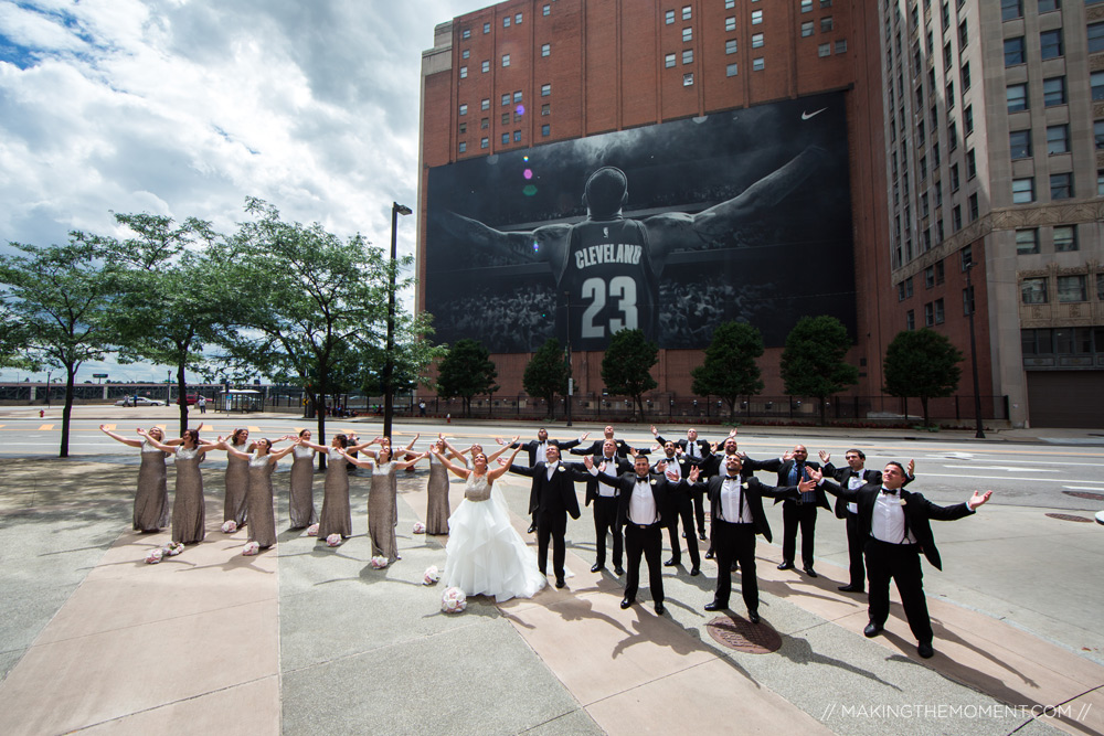 Cavs Cleveland wedding photographer