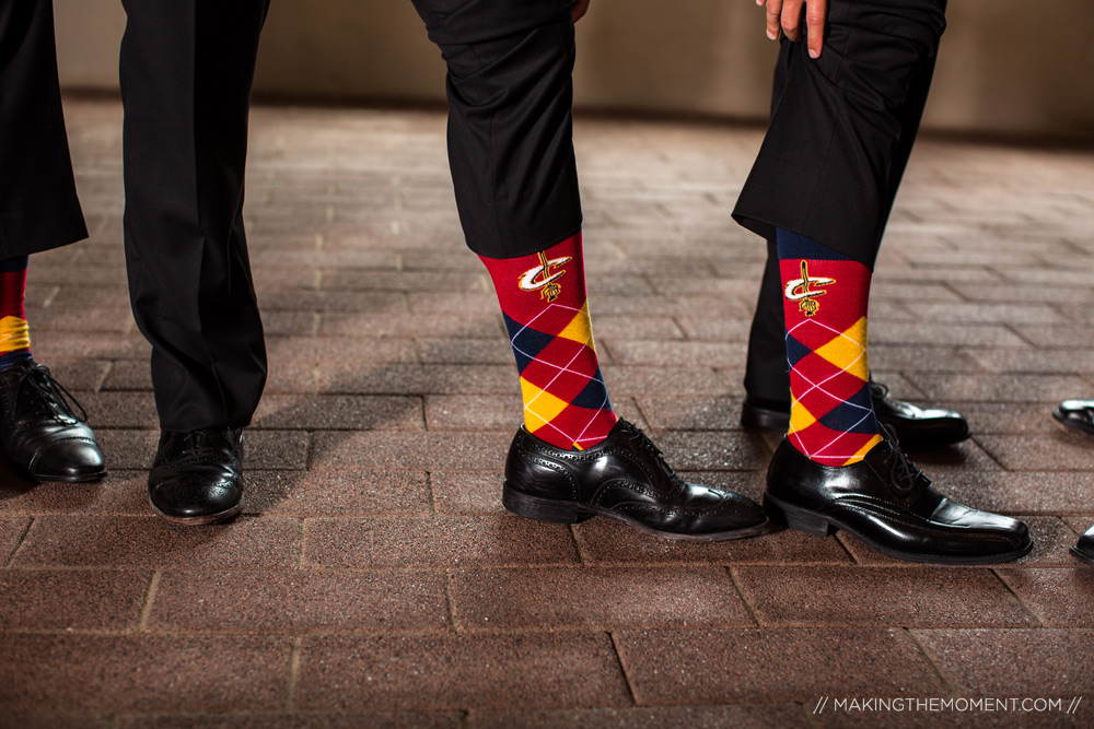 cleveland Cavs wedding socks