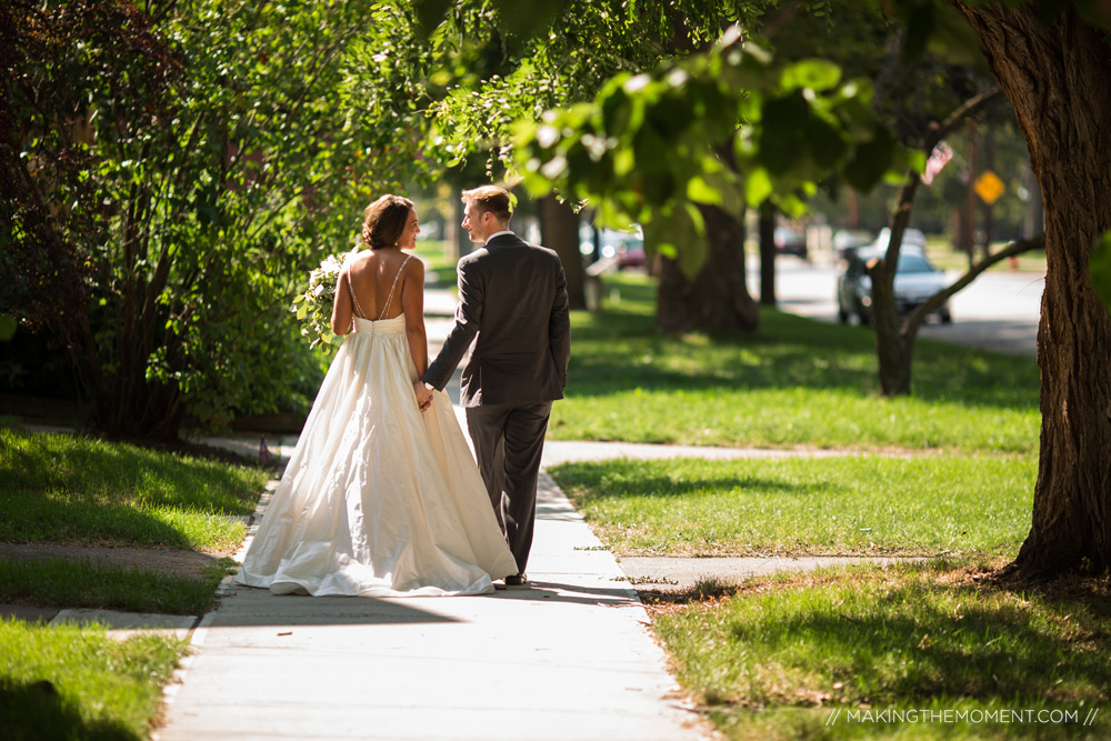 Bride and Groom in Cleveland Ohio Wedding