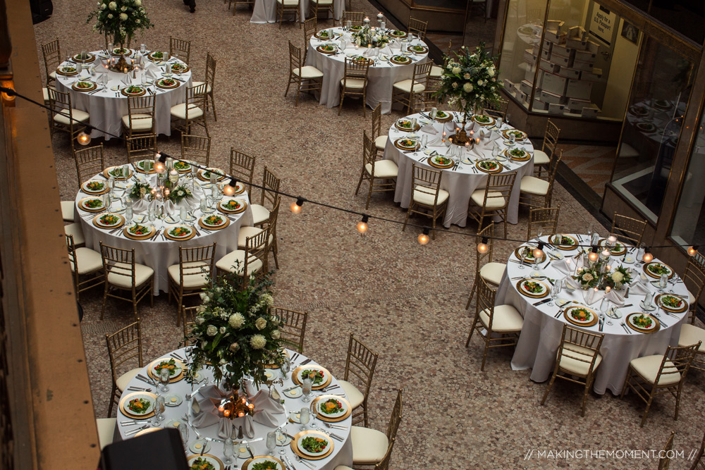 Hyatt Arcade Wedding Reception Cleveland