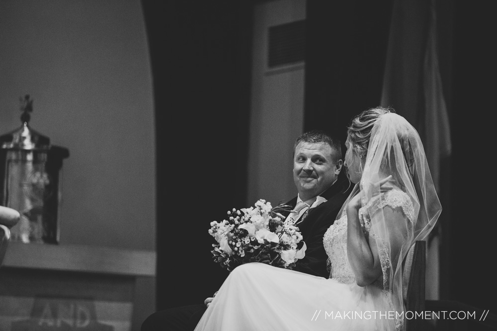 Bride and Groom in Cleveland Ohio Wedding