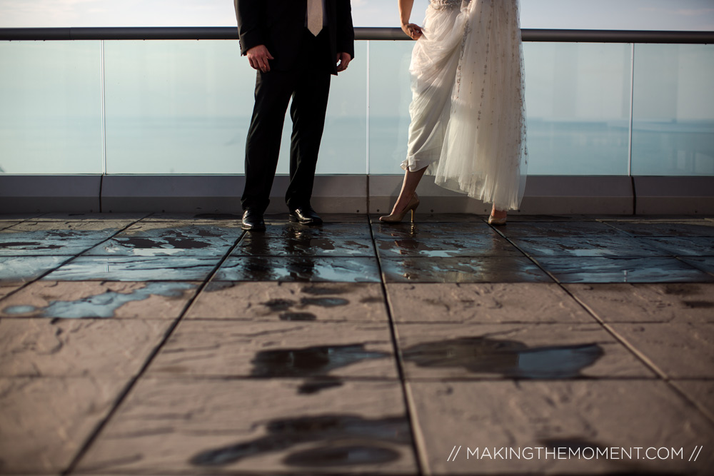 Bride and Groom in Cleveland Ohio Wedding